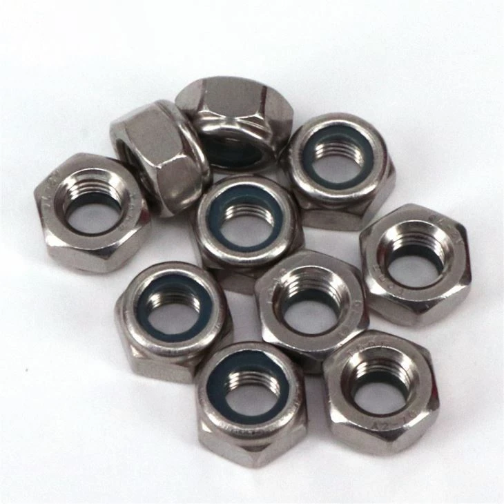 Stainless steel hexagon lock nut